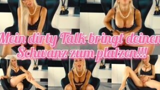 TiffanyWet: Mein dirty Talk bringt deinen Schwanz zum platzen!!!